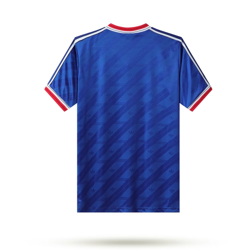 1986 Manchester United Blue Retro Soccer Jersey