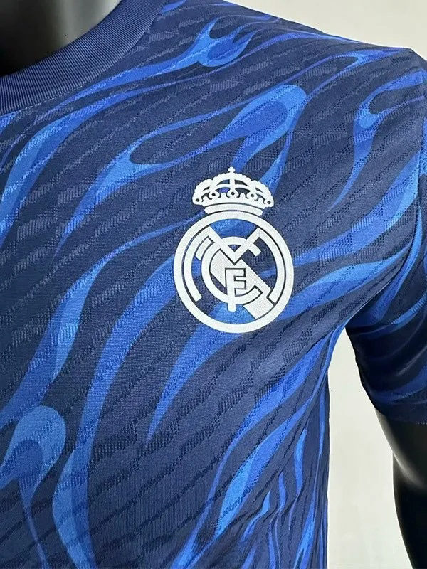 25-26 Real Madrid Royal Blue Player Version Training Shirts