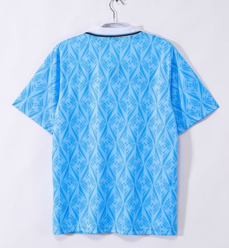 1991-1992 Lazio Home Retro Blue Soccer Jersey