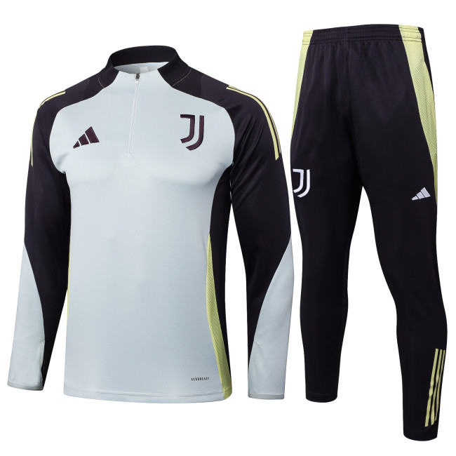 25-26 Juventus High Quality Half Pull Tracksuit