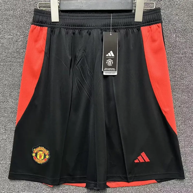 24-25 Manchester United Black Shorts Pants
