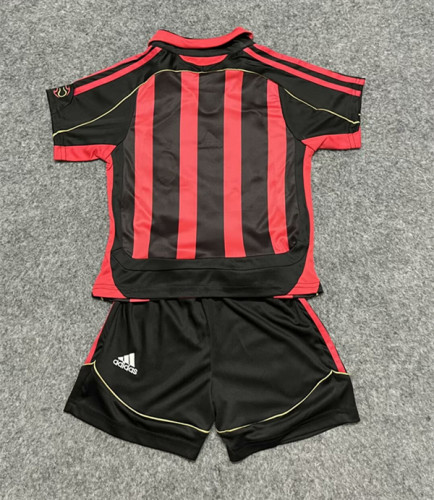 2006-2007 AC Milan Home Retro Kids Soccer Jersey
