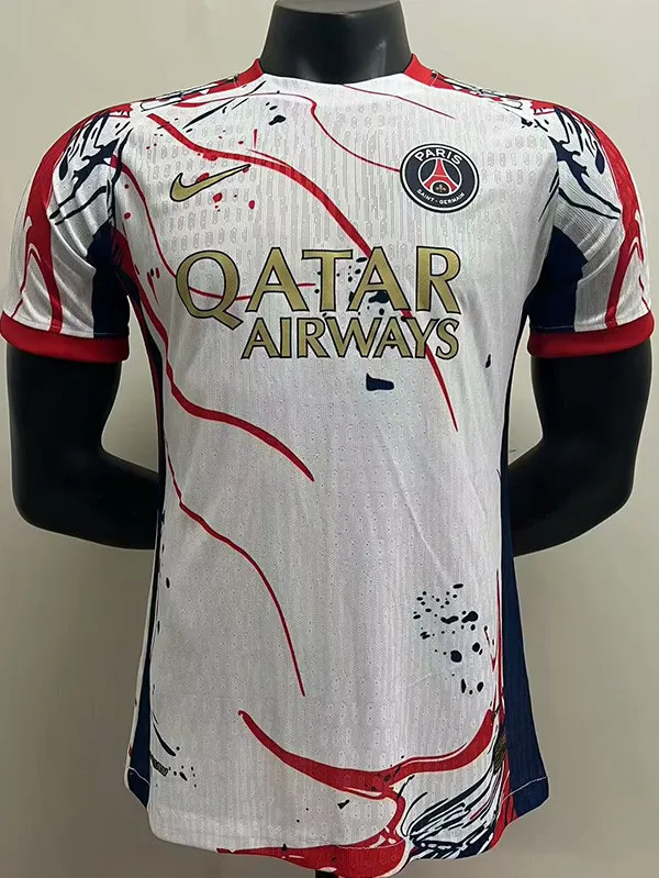 25-26 Paris Saint-Germain White Special Edition Player Version Soccer jersey