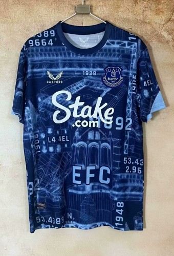 2025 Everton Blue Special Edition Fans Soccer Jersey