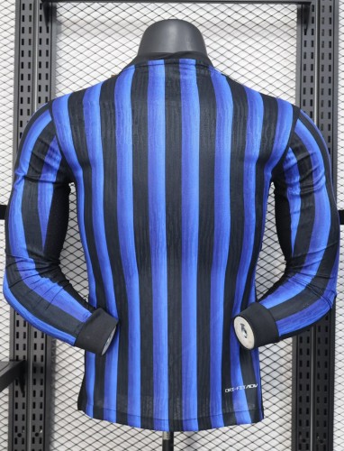 25-26 Inter Milan Home Long sleeves Player Version Soccer Jersey