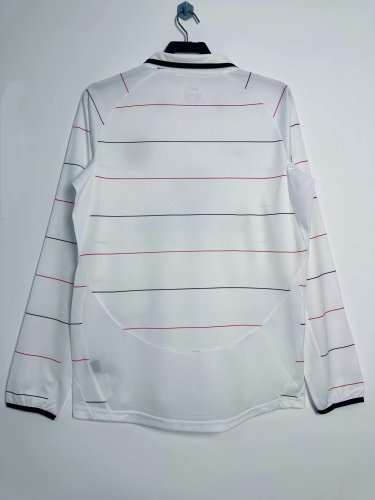 2003-2005 Manchester United Third Long Sleeve  Retro Soccer Jersey