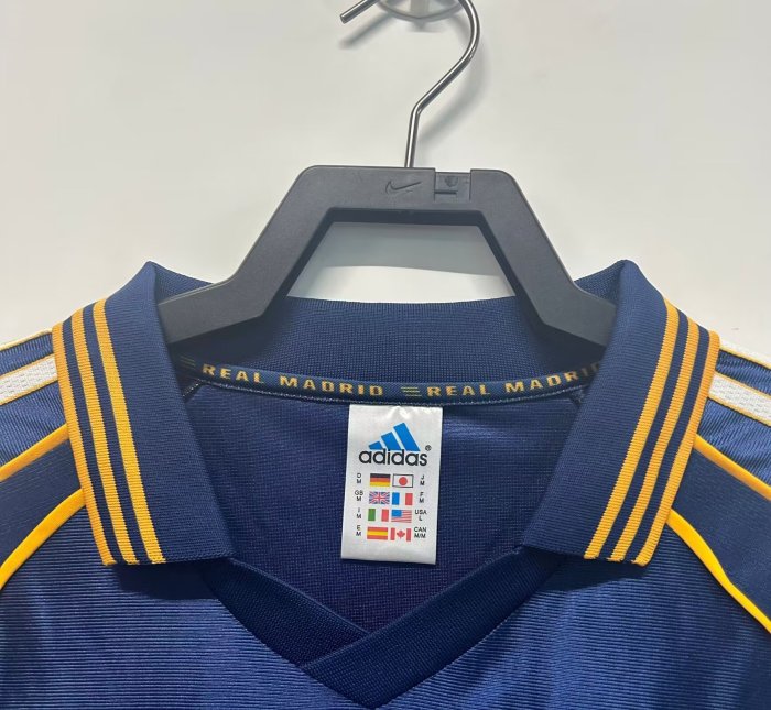 1998-2000 Real Madrid Third Retro Soccer Jersey