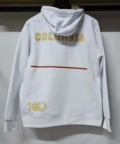 2024 Colombia White Fleece Hoodie