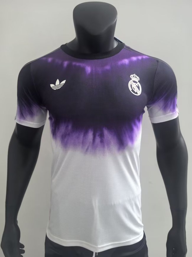 25-26 Real Madrid Purple White Special Edition Player Version Training Shirts
