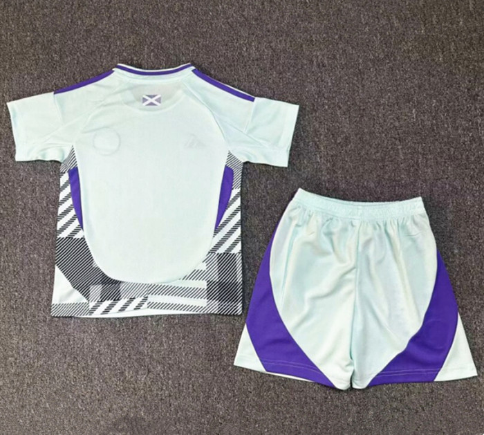 2024 Scotland Europe Cup Away Kids Soccer Jersey