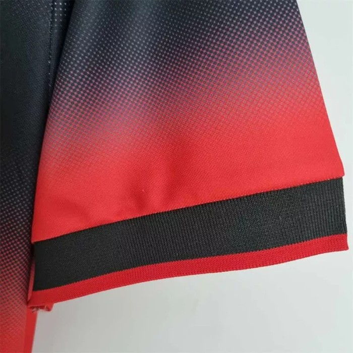 1996-1997 AC Milan Black Red Retro Training Shirts