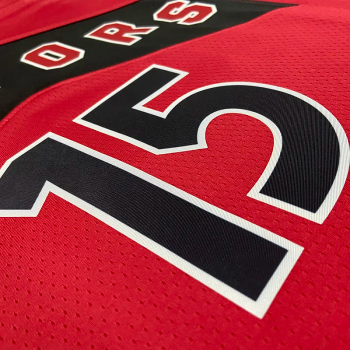 22-23 Raptors CARTER #15 Red Top Quality Hot Pressing NBA Jersey