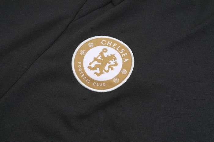 23-24 Chelsea High Quality Half Pull Tracksuit