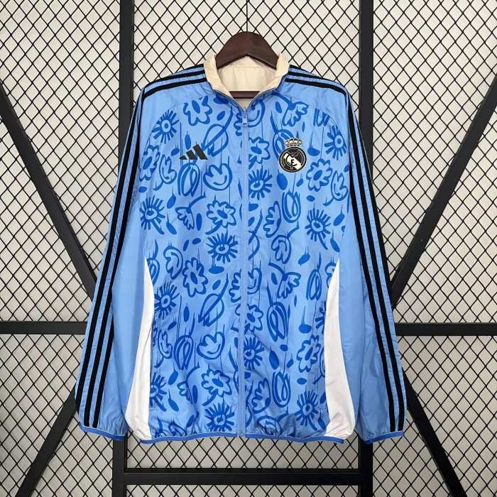 2024 Real Madrid Double Sided Windbreaker