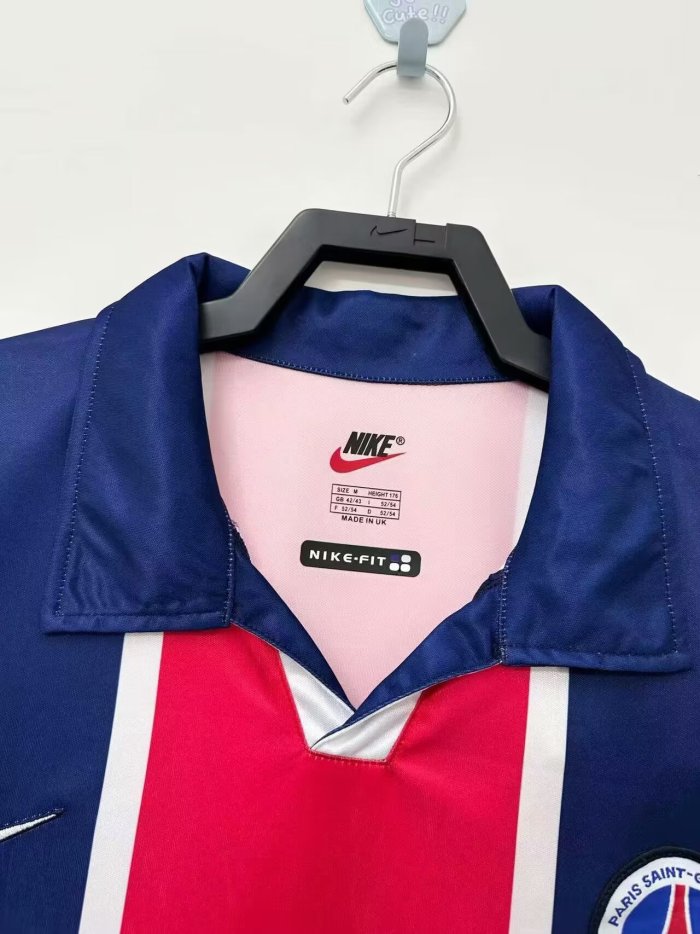 1998 Paris Saint-Germain Paris Home Upper Cyan Retro Soccer Jersey
