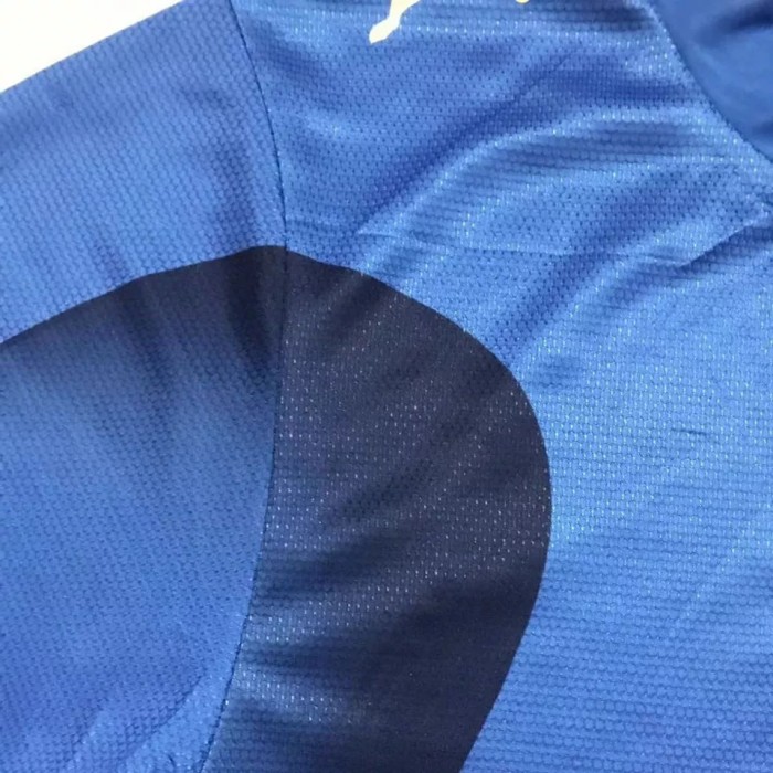 2006 Italy Home Blue Retro Soccer Jersey