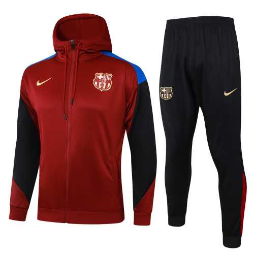 24-25 Barcelona High Quality Hoodie Jacket Tracksuit