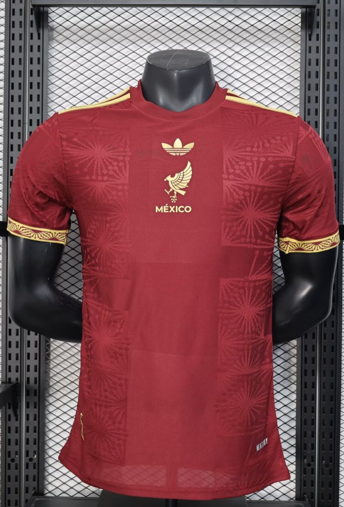 25-26 Mexico Gold Cup Red Player Vesion Soccer Jersey