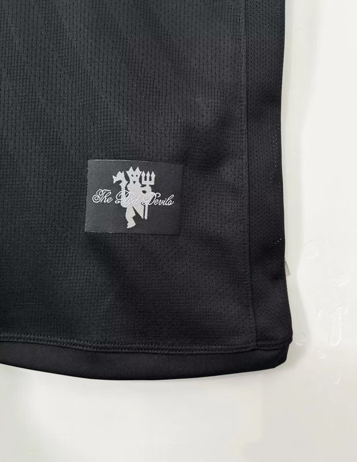 RONALDO 7 #2007-2008 Manchester United Third League Edition Retro Soccer Jersey(联赛版 带双臂章)