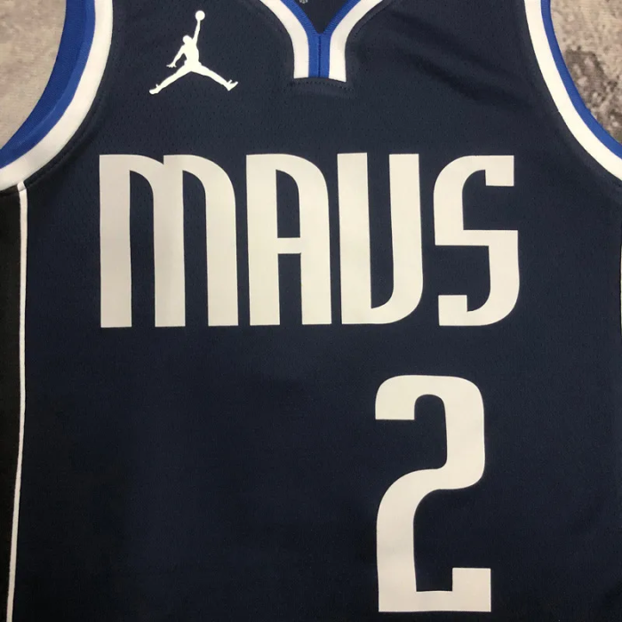 22-23 Dallas Mavericks IRVING #2 Black Top Quality Hot Pressing NBA Jersey (Trapeze Edition)