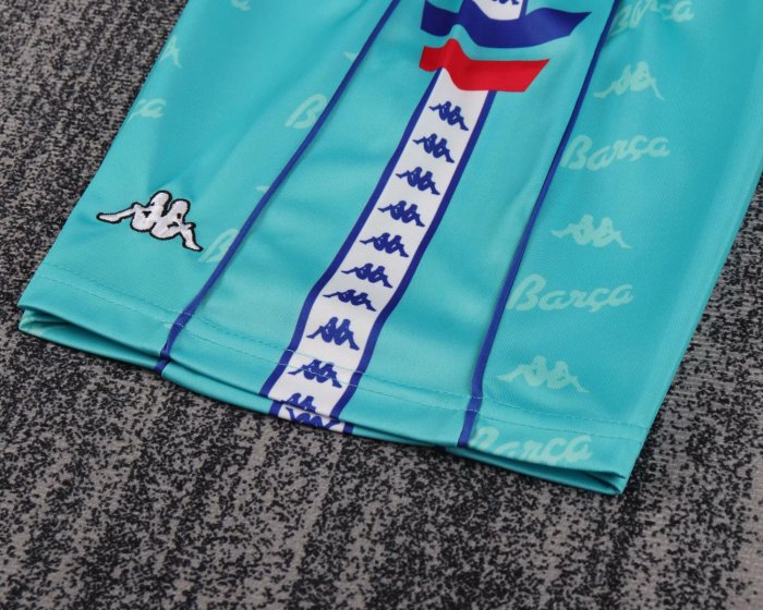 1992-1995 Barcelona Away Retro Kids Soccer Jersey