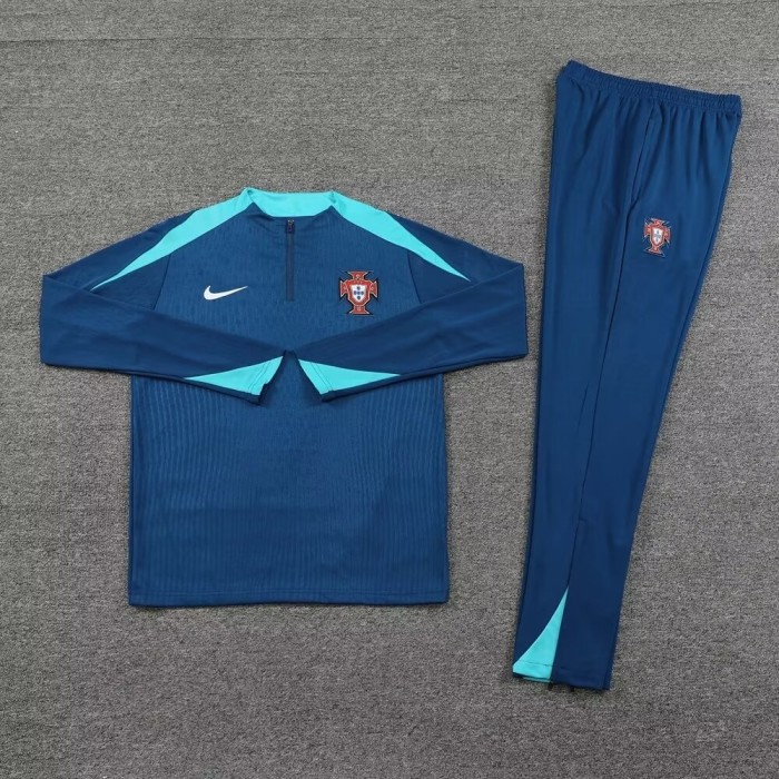 24-25 Portugal High Quality Half Pull Tracksuit