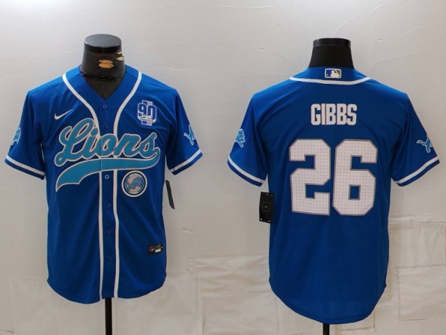 2024 MLB Detroit Lions New Pattern Jersey