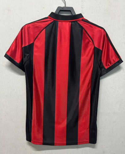 1998-2000 AC Milan Home Retro Soccer Jersey