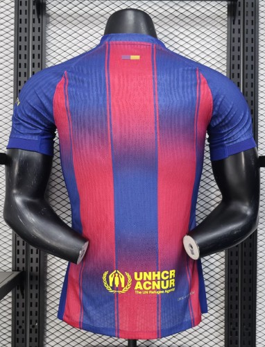 25-26 Barcelona Home Player Version Soccer Jersey
