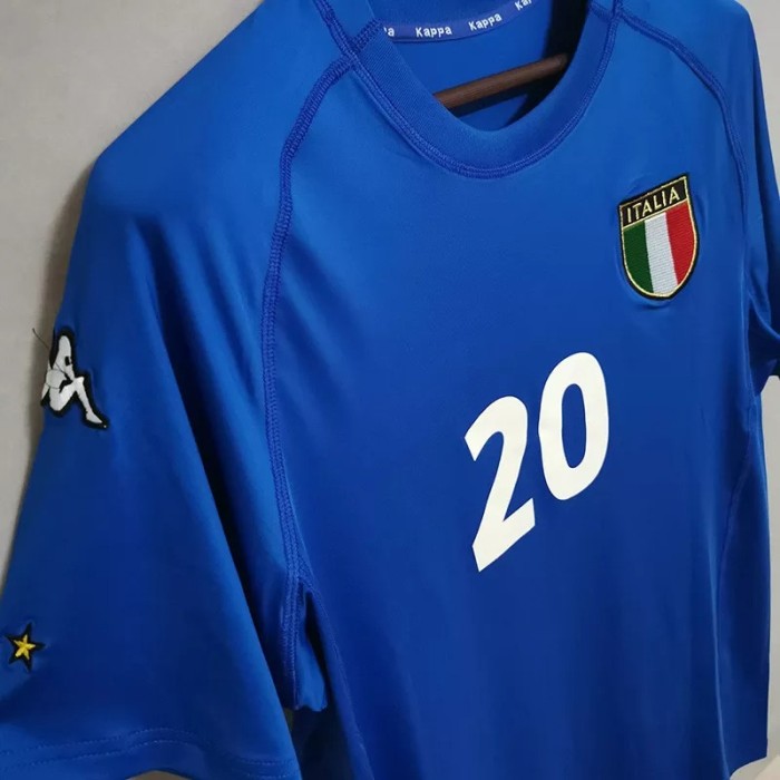 2000 Italy Home Retro Soccer Jersey