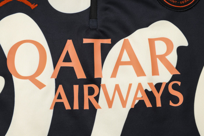 23-24 Paris Saint-Germain High Quality Half Pull Tracksuit