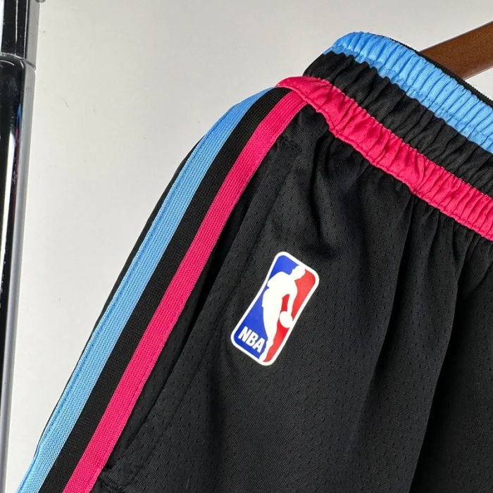 23-24 HEAT Black South Coast Top Quality NBA Pants