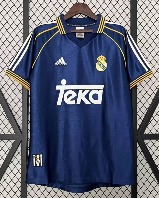 1998-2000 Real Madrid Third Retro Soccer Jersey