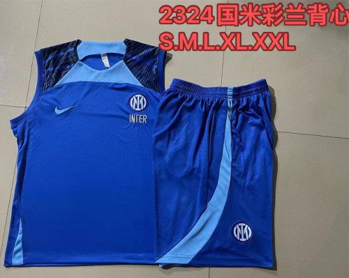 23-24 Inter Milan High quality Tank Top And Shorts Suit