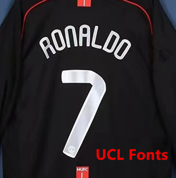 2007-2008 Manchester United Third Long SleevesRetro Soccer Jersey