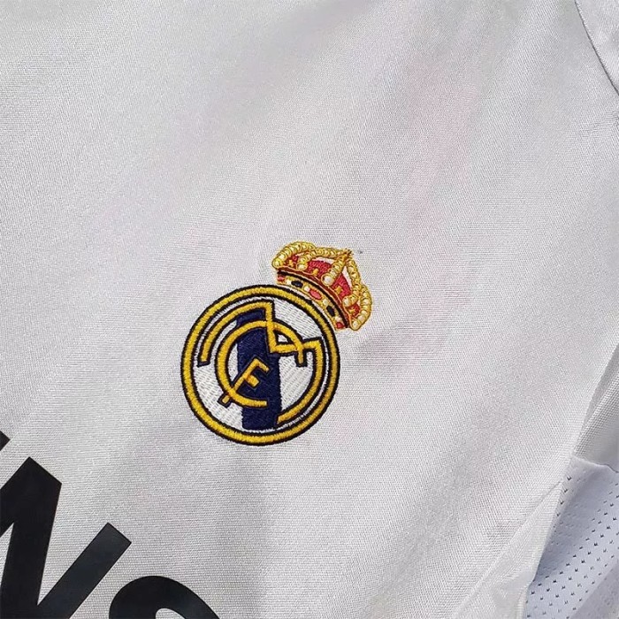 2004-2005 Real Madrid Home Retro Soccer Jersey