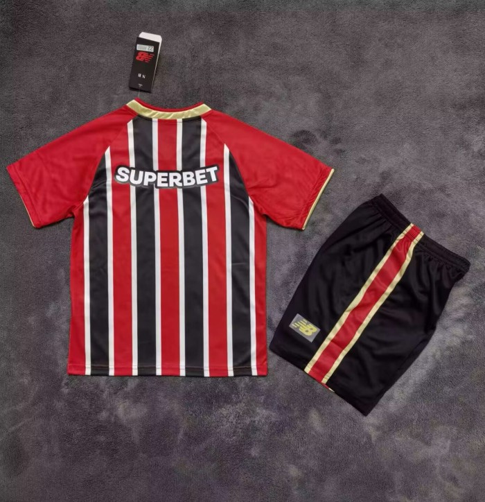 25-26 Sao Paulo Away Kids Soccer Jersey