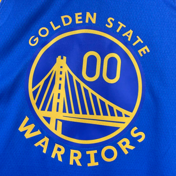 22-23 WARRIORS KUMINGA #00 Blue Top Quality Hot Pressing NBA Jersey
