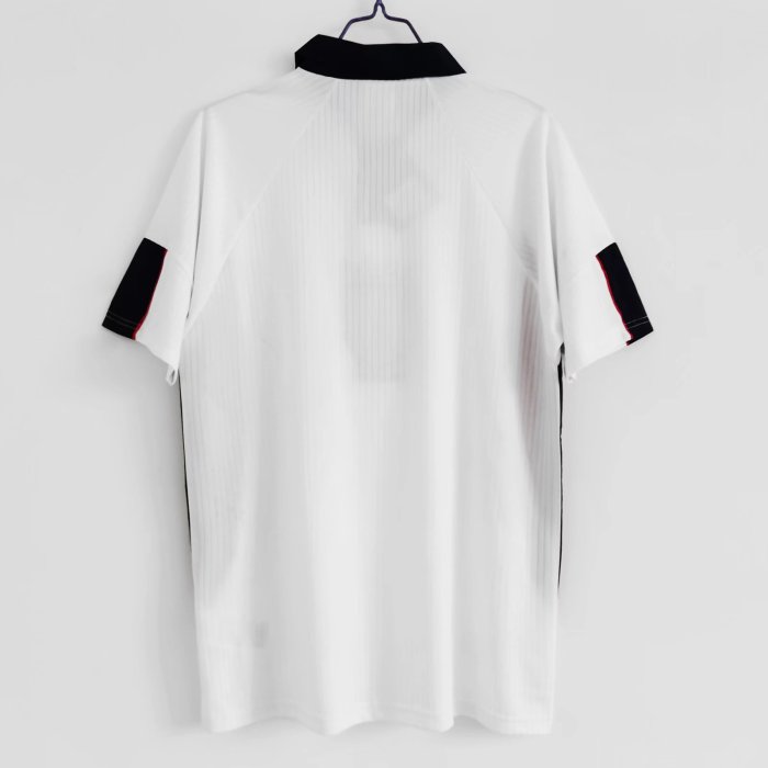 1998 England Home Retro Soccer Jersey