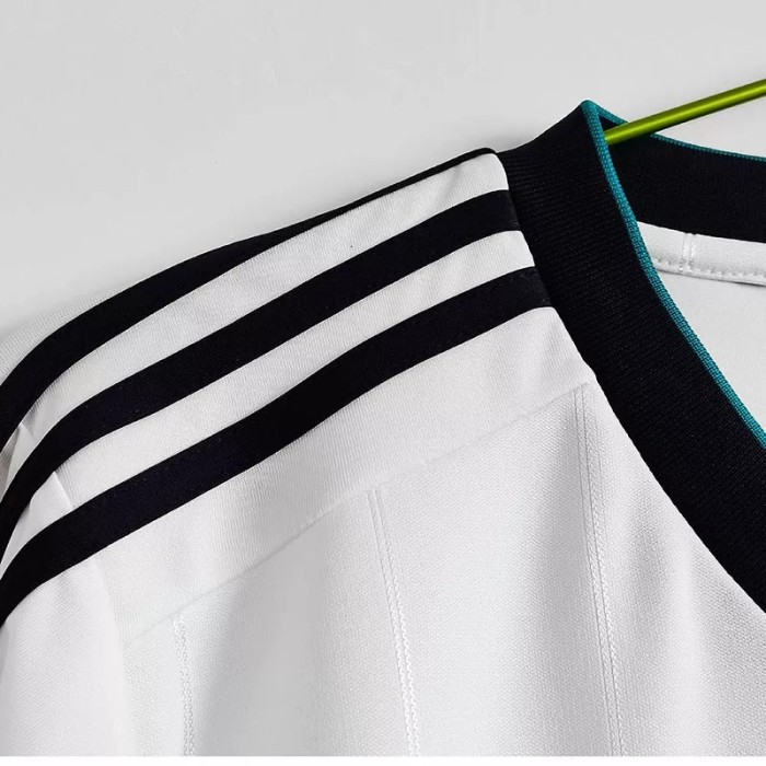 2012-2013 Real Madrid Home Long Sleeve Retro Soccer Jersey