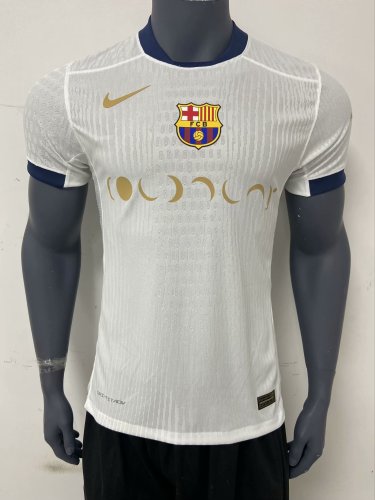 25-26 Barcelona White Special Edition Player Soccer Jersey