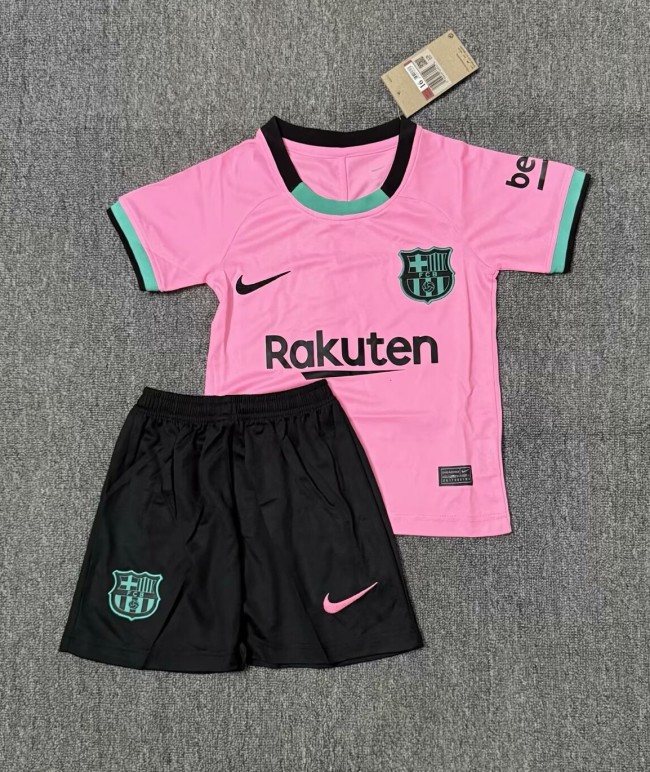 2020-2021 Barcelona Third Retro Kids Soccer Jersey