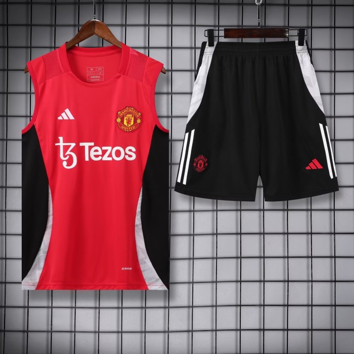 24-25 Manchester United High Quality Tank Top And Shorts Suit