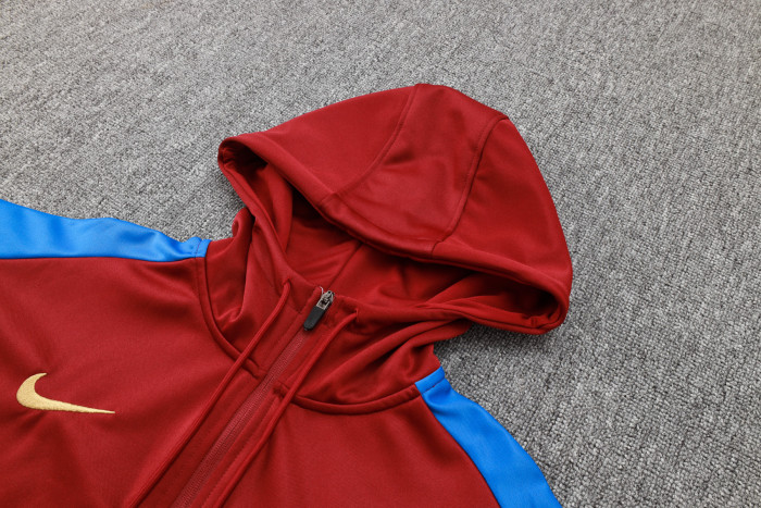 24-25 Barcelona High Quality Hoodie Jacket Tracksuit