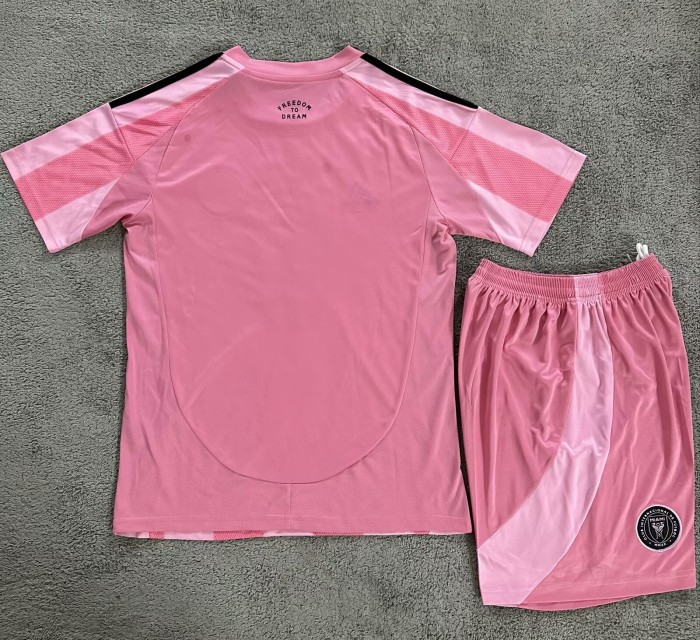 25-26 Inter Miami  Home Kids Soccer Jersey