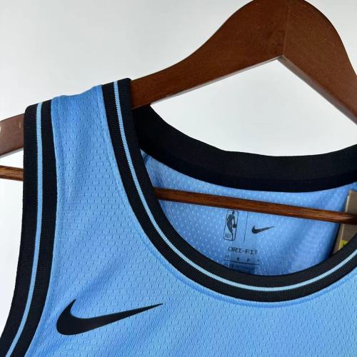 24-25 Clippers WESTBROOK #0 Blue City Edition Top Quality Hot Pressing NBA Jersey