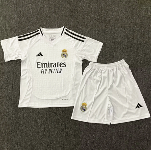 24-25 Real Madrid Home Kids Soccer Jersey