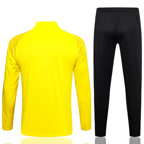 23-24 Dortmund High Quality Half Pull Tracksuit