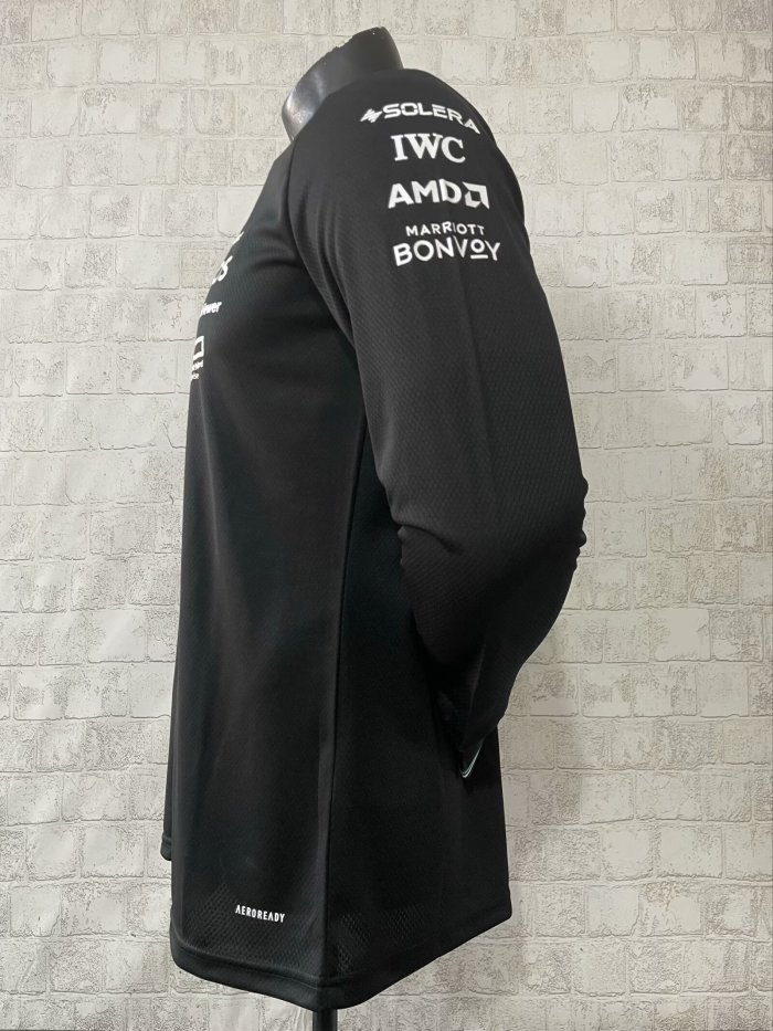 2025 F1 Benz New Pattern Long Sleeve Racing Suit 长袖