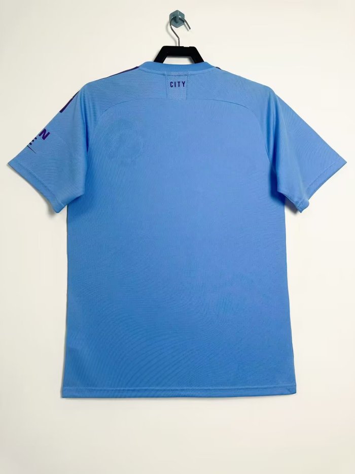 2019-2020 Manchester City Home Retro Soccer Jersey